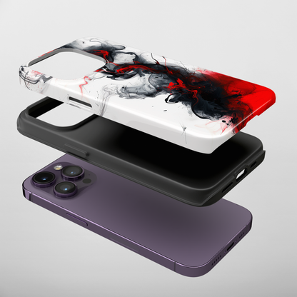 Scarlet Shadows (iPhone Case 11-15)Elevate your iPhone experience with RIMA's Tough Phone Case, designed for iPhone 11 to 15 include modles pro and max. Double-layer defense and premium materials provRimaGallery