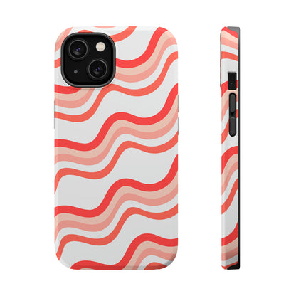 Wavy Stripes Pattern (iPhone MagSafe Case)Elevate your iPhone's style with the Wavy Stripes Pattern MagSafe Case, offering robust protection, MagSafe compatibility, and a choice of matte or glossy finish. PeRimaGallery