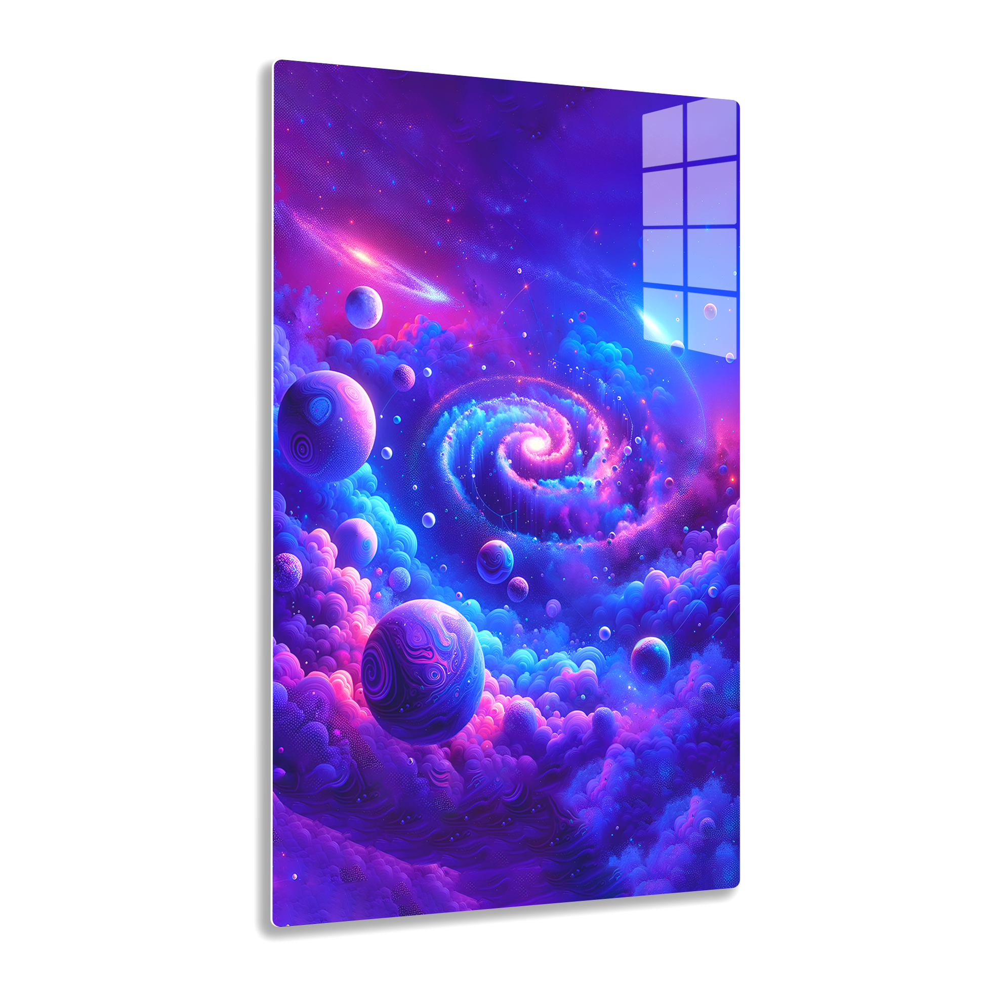 Purple Galaxy Nebula (Acrylic)Purple Galaxy Nebula
 Transform your space with our elegant Acrylic Glass Prints, where art meets modernity. Experience superior quality with high-grade acrylic and RimaGallery