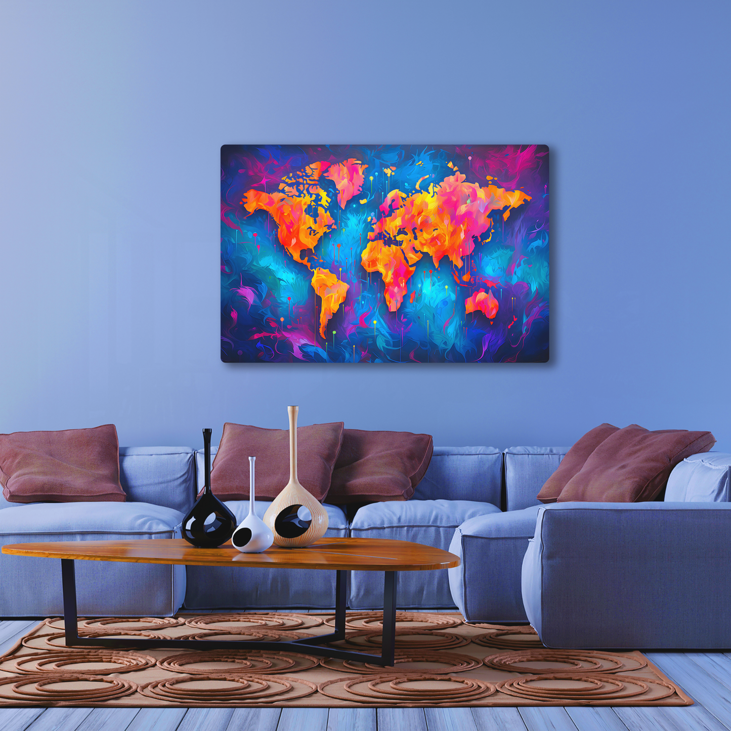 Vivid Colors World Map (Acrylic)Make Every Journey Remarkable
 
Illuminate your space with the magic of global exploration with our "Vivid Expeditions: A World Map on Premium Acrylic Print". Every RimaGallery