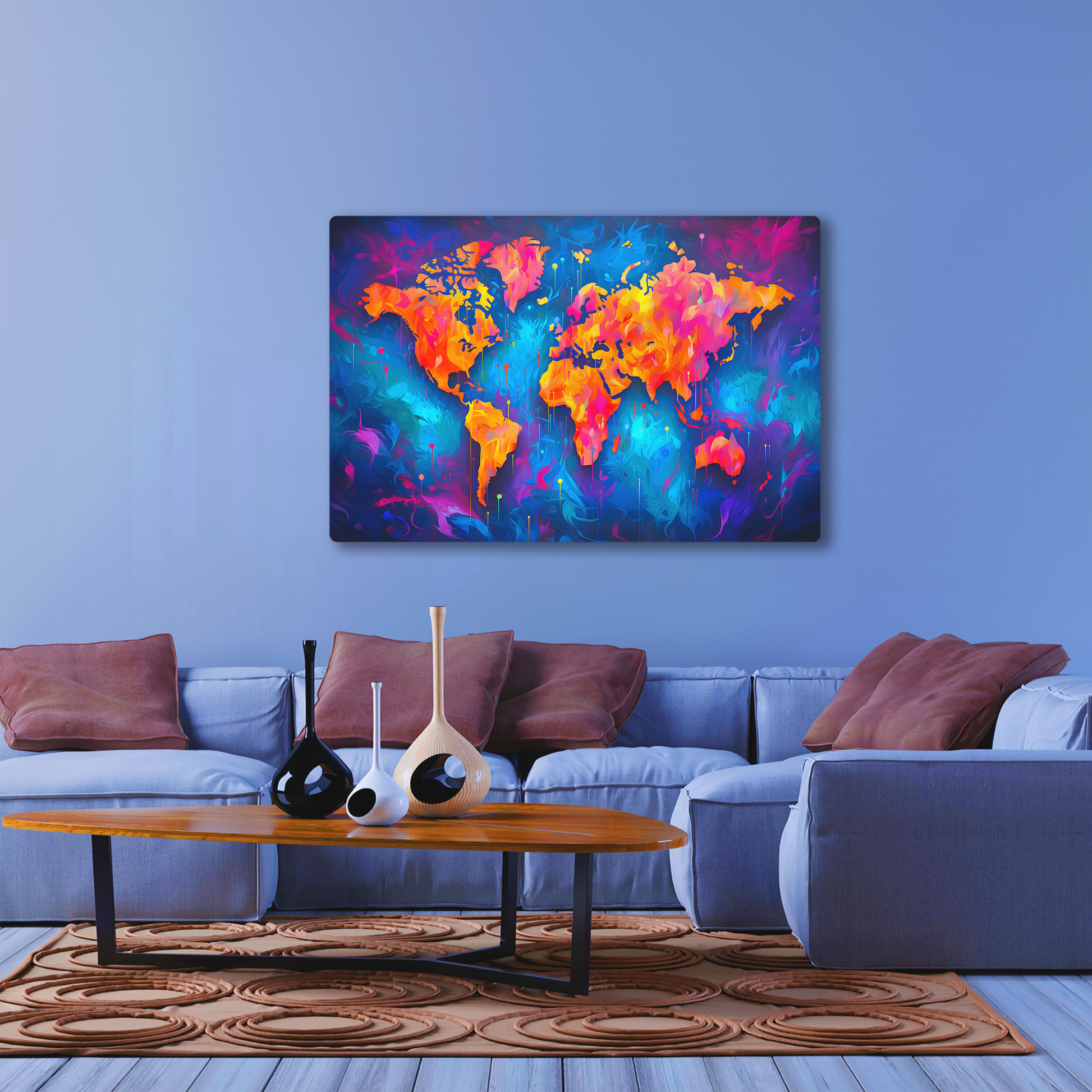 Vivid Colors World Map (Acrylic)Make Every Journey Remarkable
 
Illuminate your space with the magic of global exploration with our "Vivid Expeditions: A World Map on Premium Acrylic Print". Every RimaGallery