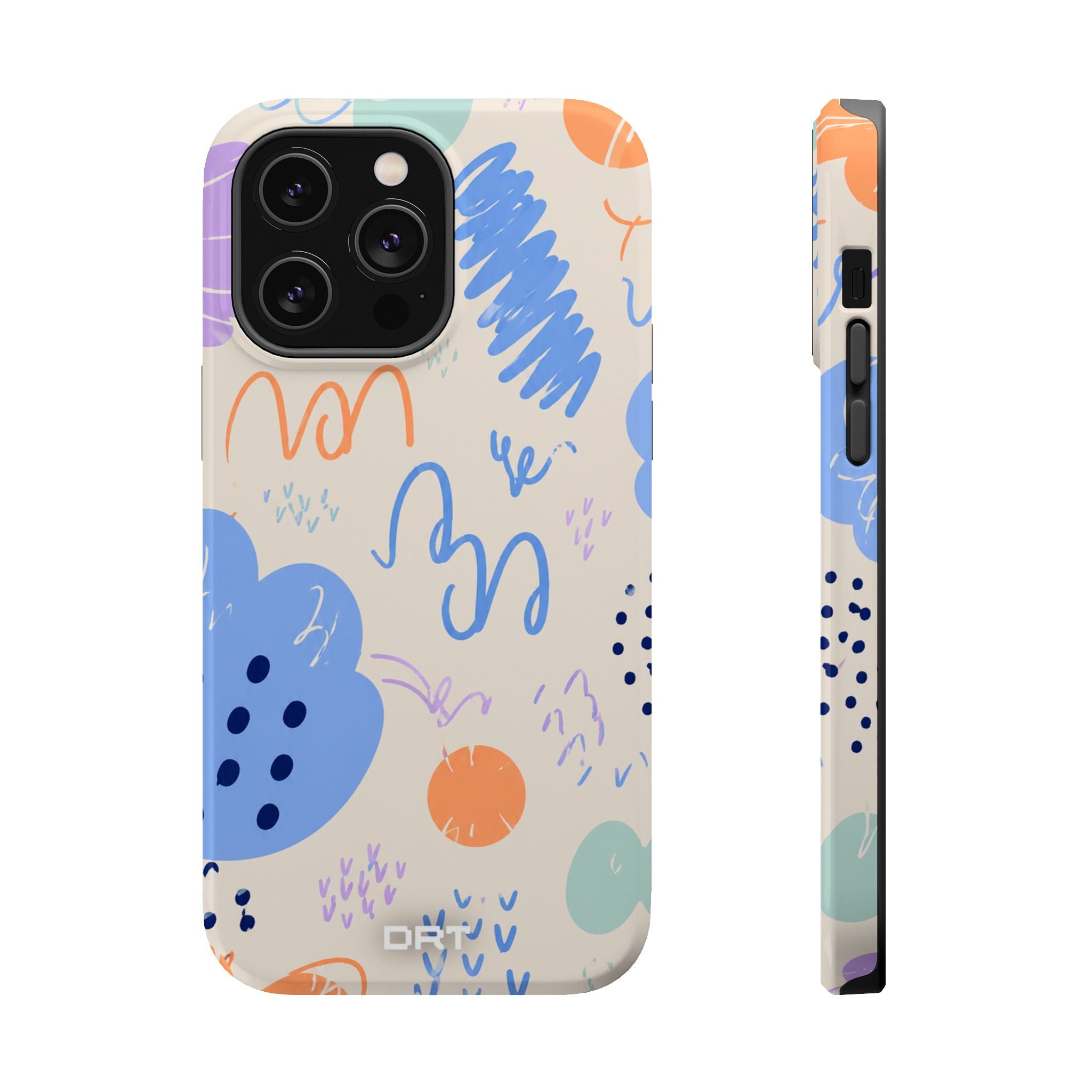 Abstract Doodle Magnetic Impact Phone Case