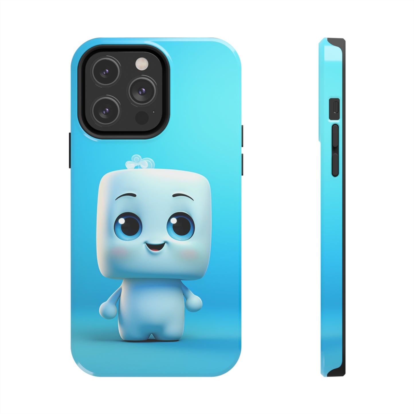 Marshmallow in Blue Sky (iPhone Case 11-15)Revolutionize your iPhone's look and feel with RIMA Tough Phone Case – ultimate protection meets elegant style for iPhone 11-15. Grab yours now! 🛡️📱RimaGallery