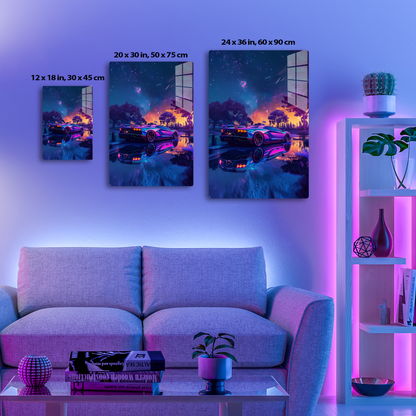 Stellar Sprinter (Acrylic)Step into the universe with 'Stellar Sprinter' on Acrylic from RimaGallery. Experience the cosmos in your home with vibrant, ethically crafted art. Free shipping in RimaGallery