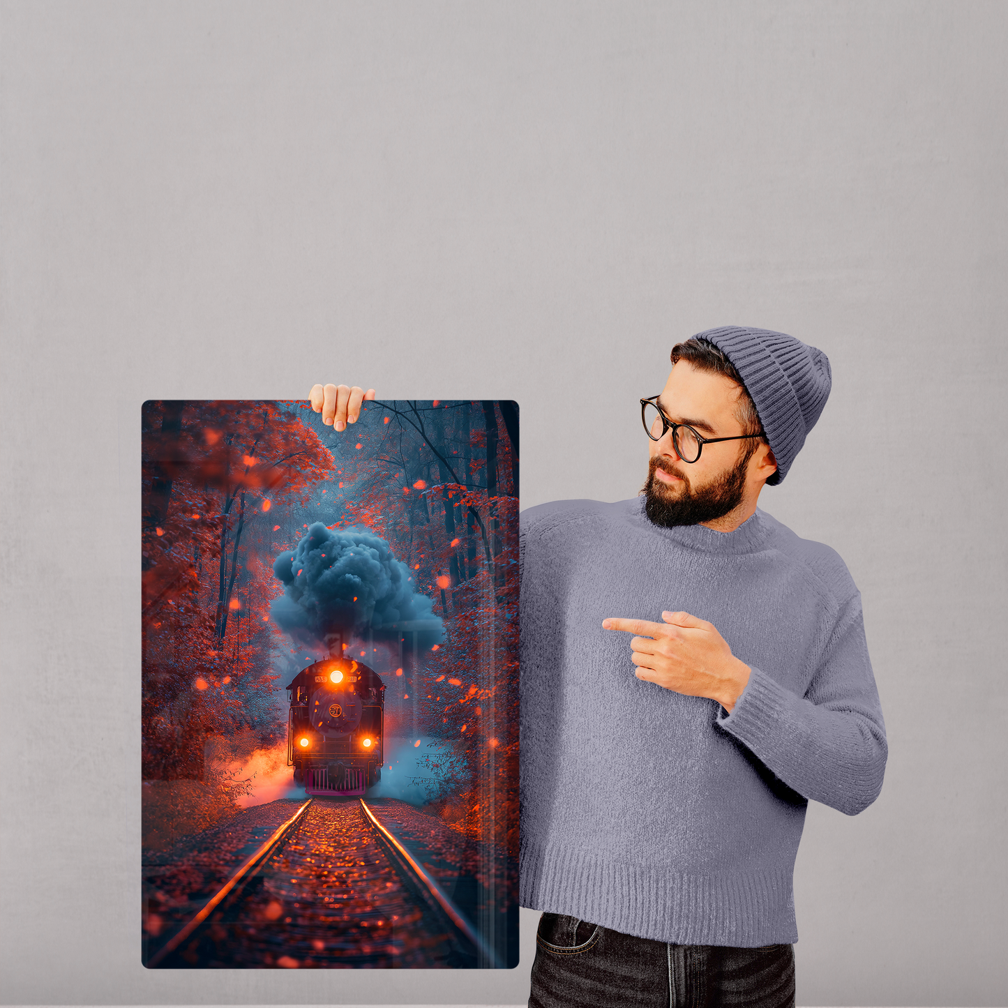 Autumn Journey (Acrylic)Make a statement with Autumn Journey acrylic prints. The 1⁄4" acrylic panel exudes the illusion of a smooth glass surface for vibrant artwork. Pre-installed hanging RimaGallery