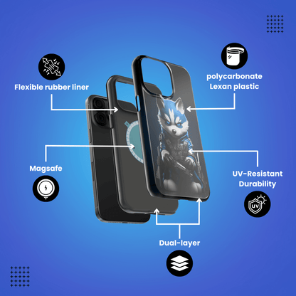 Canine Commando (iPhone MagSafe Case)Canine Commando MagSafe Durable Case: Style Meets Protection 📱✨
Upgrade your device with Rima Gallery's Canine Commando MagSafe Durable Case. This case isn’t just aRimaGallery