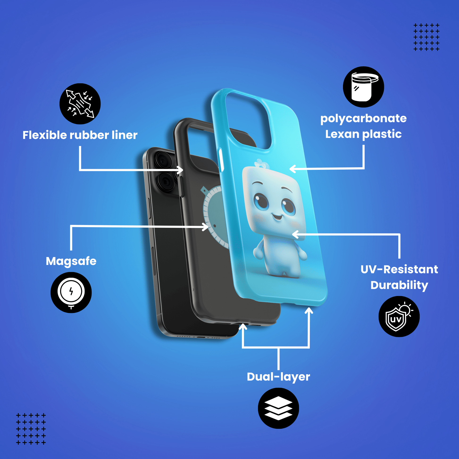 Marshmallow in Blue Sky MagSafe Durable Case: Style Meets Protection 📱✨
Upgrade your device with Rima Gallery's Marshmallow in Blue Sky MagSafe Durable Case. This c-Blue Sky (iPhone MagSafe Case)