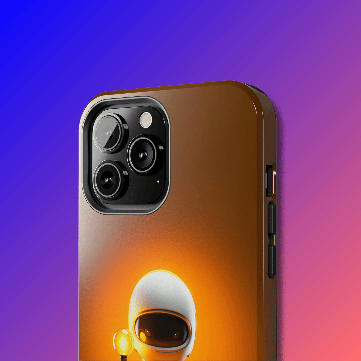 Yellow Tiny Astronaut (iPhone Case 11-15)RIMA Tough Phone Case for iPhone 11-15: Where Style Meets Durability. Featuring a sleek design with MagSafe compatibility, this case offers unmatched protection and RimaGallery