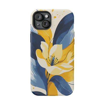 Indigo Spring (iPhone MagSafe Case)Upgrade your phone's safety and style with Rima Yellow Astronaut Robot Beauty MagSafe Case. Dual-layer protection meets stunning design. Shop now for seamless MagSafRimaGallery