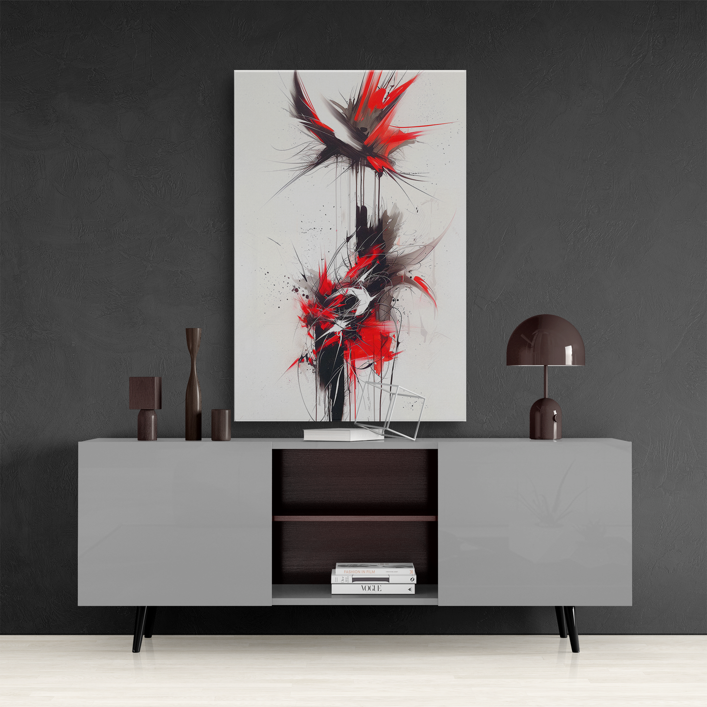 Ebony Flare (Canvas)Ebony Flare at RimaGallery: a premium, eco-friendly canvas celebrating quality and sustainability. Elevate your space with vibrant, lasting artRimaGallery
