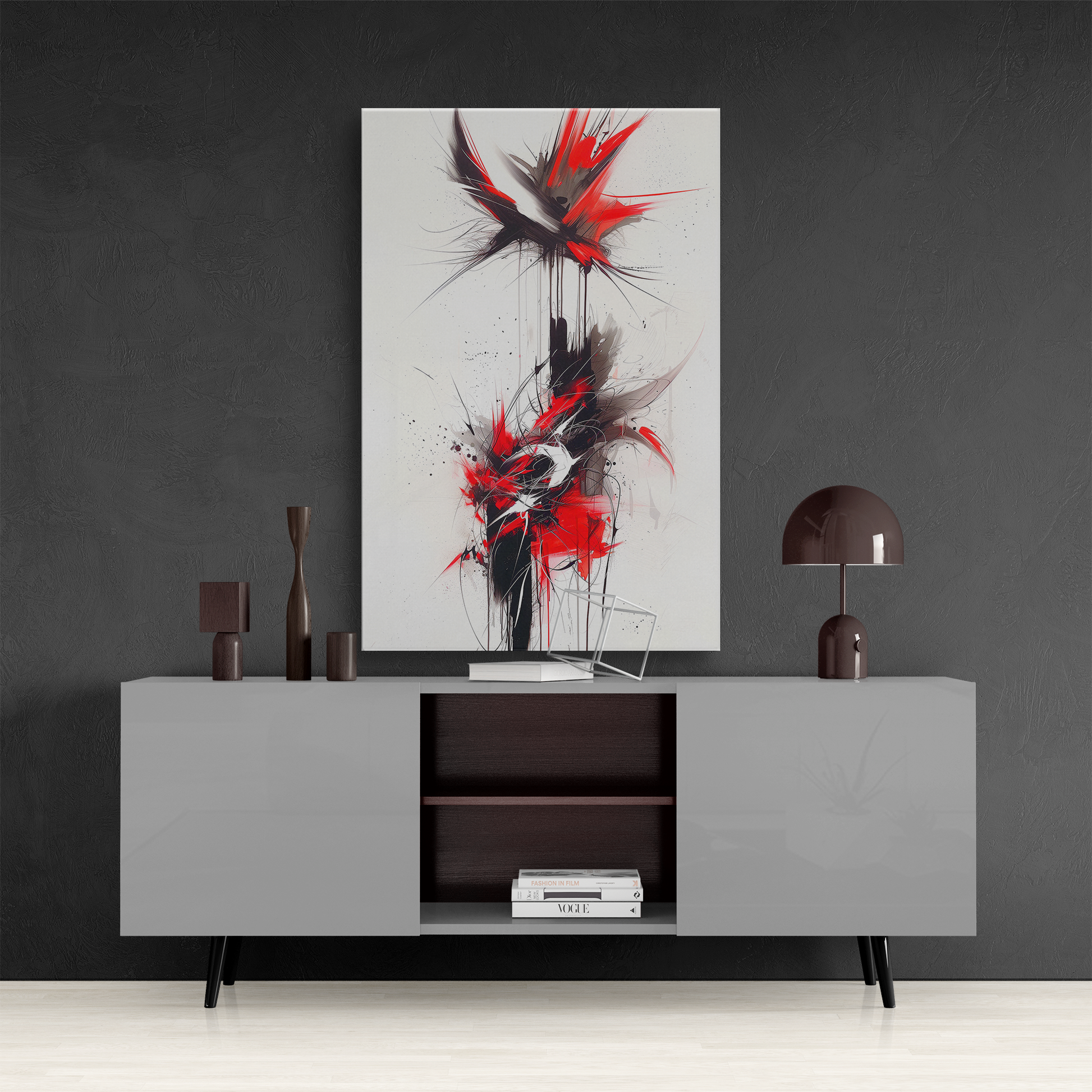 Ebony Flare (Canvas)Ebony Flare at RimaGallery: a premium, eco-friendly canvas celebrating quality and sustainability. Elevate your space with vibrant, lasting artRimaGallery