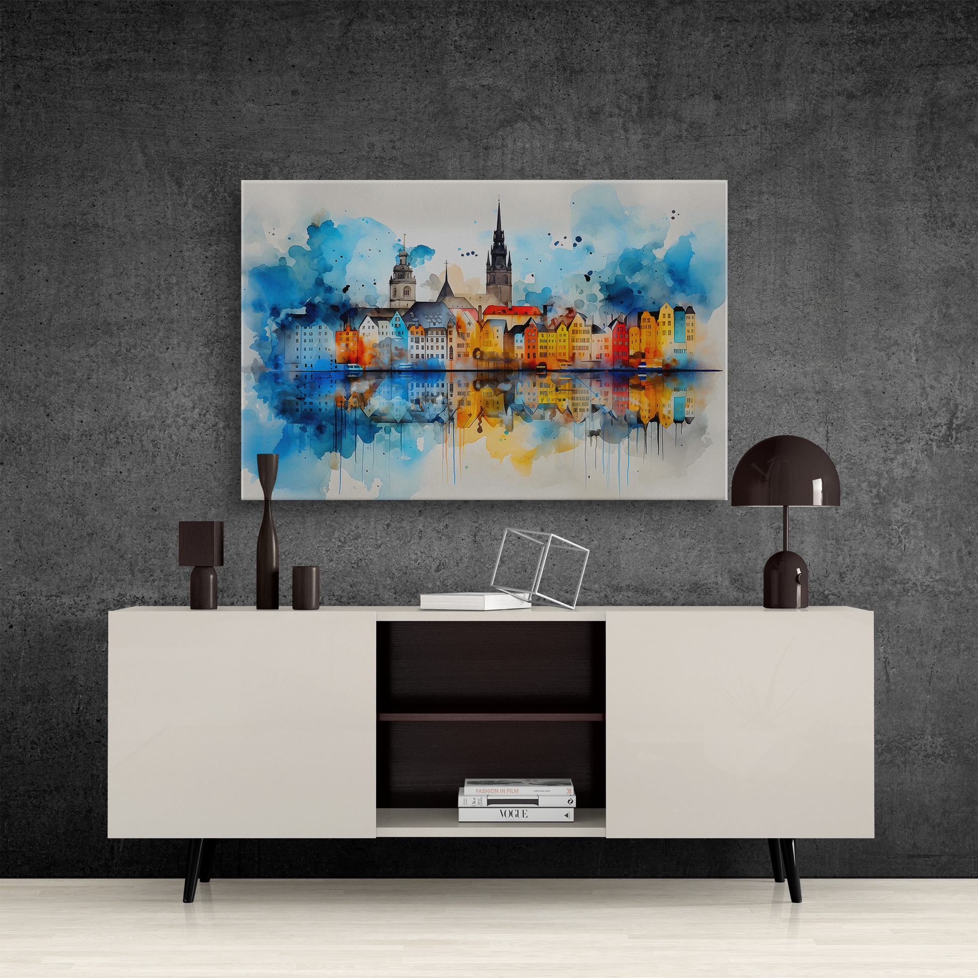 Watercolor Hamburg, Germany (Canvas)Engaging Introductory Paragraph:
Struggling with low-quality canvases? Switch to RimaGallery! Our canvases are more than just a purchase; they're a statement of qualRimaGallery
