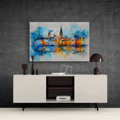 Watercolor Hamburg, Germany (Canvas)Engaging Introductory Paragraph:
Struggling with low-quality canvases? Switch to RimaGallery! Our canvases are more than just a purchase; they're a statement of qualRimaGallery