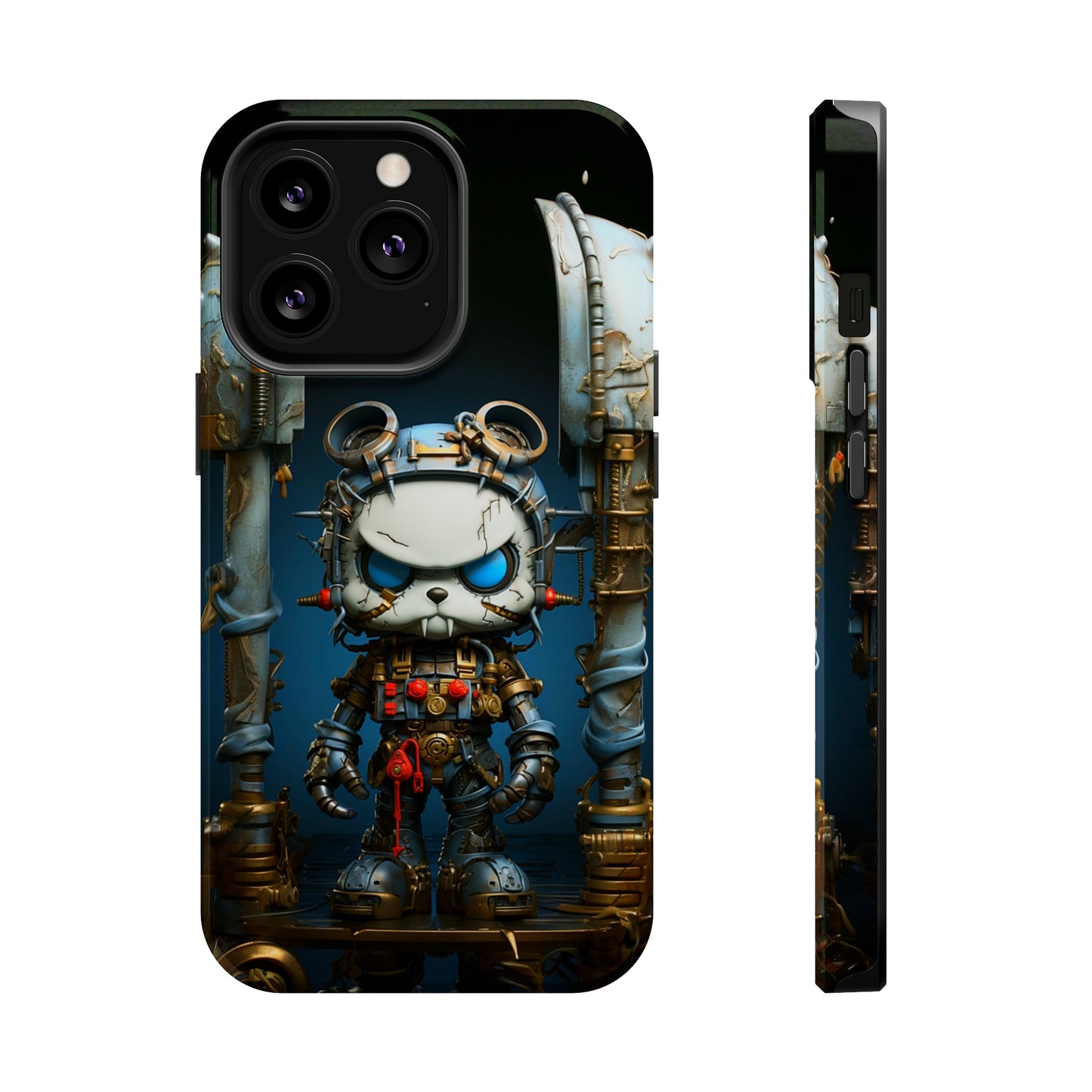 Steampunk Sentry (iPhone MagSafe Case)Steampunk Sentry MagSafe Durable Case: Style Meets Protection 📱✨
Upgrade your device with Rima Gallery's Steampunk Sentry MagSafe Durable Case. This case isn’t justRimaGallery