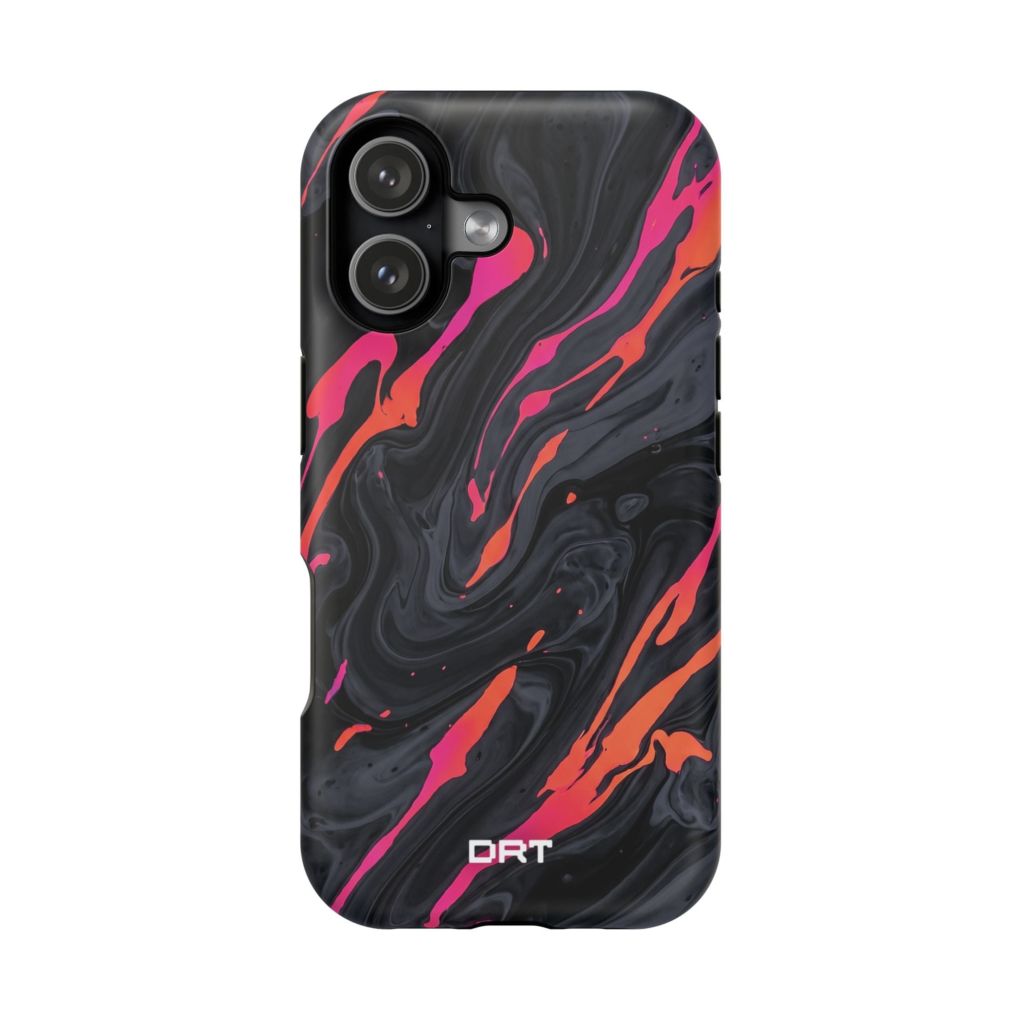 Marbled Neon Swirl Magnetic Impact Phone Case