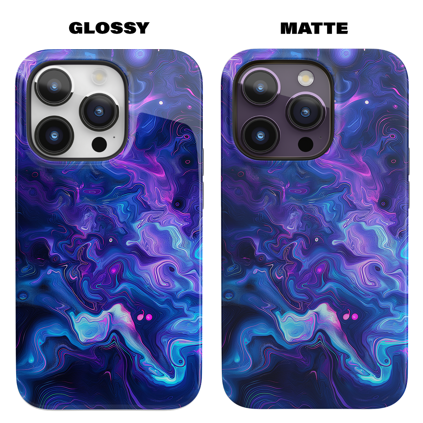Nebula Swirl (iPhone MagSafe Case)Elevate your iPhone's protection and style with RimaGallery's TVibrant cosmic swirls in a nebula palette on iphone MagSafe Case against a dark backdrop. Enjoy dual-lRimaGallery