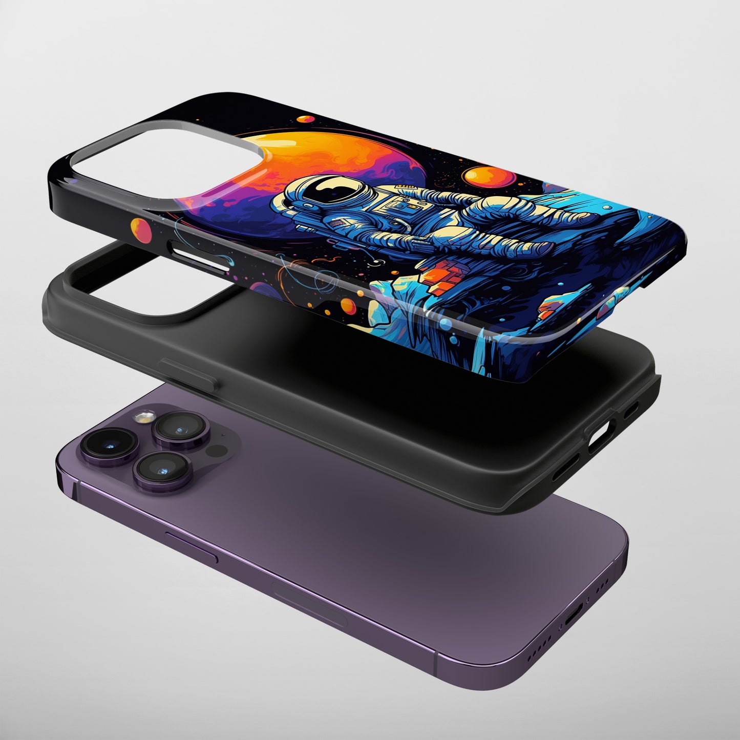 Galactic Solitude (iPhone Case 11-15)Safeguard Your iPhone in Style with RIMA Tough Cases. Designed for iPhone 11-15, these cases offer the ultimate blend of sophistication and resilience. Eco-consciousRimaGallery