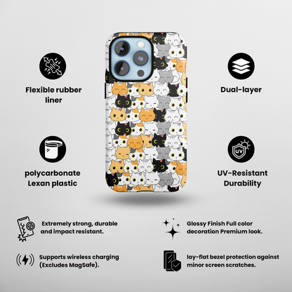 Kitten Kaleidoscope (iPhone Case 11-15)Elevate your iPhone's style with Rima's Kitten Kaleidoscope case. Sleek, durable protection for models 11-15. Free US shipping.RimaGallery