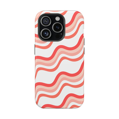 Wavy Stripes Pattern (iPhone MagSafe Case)Elevate your iPhone's style with the Wavy Stripes Pattern MagSafe Case, offering robust protection, MagSafe compatibility, and a choice of matte or glossy finish. PeRimaGallery