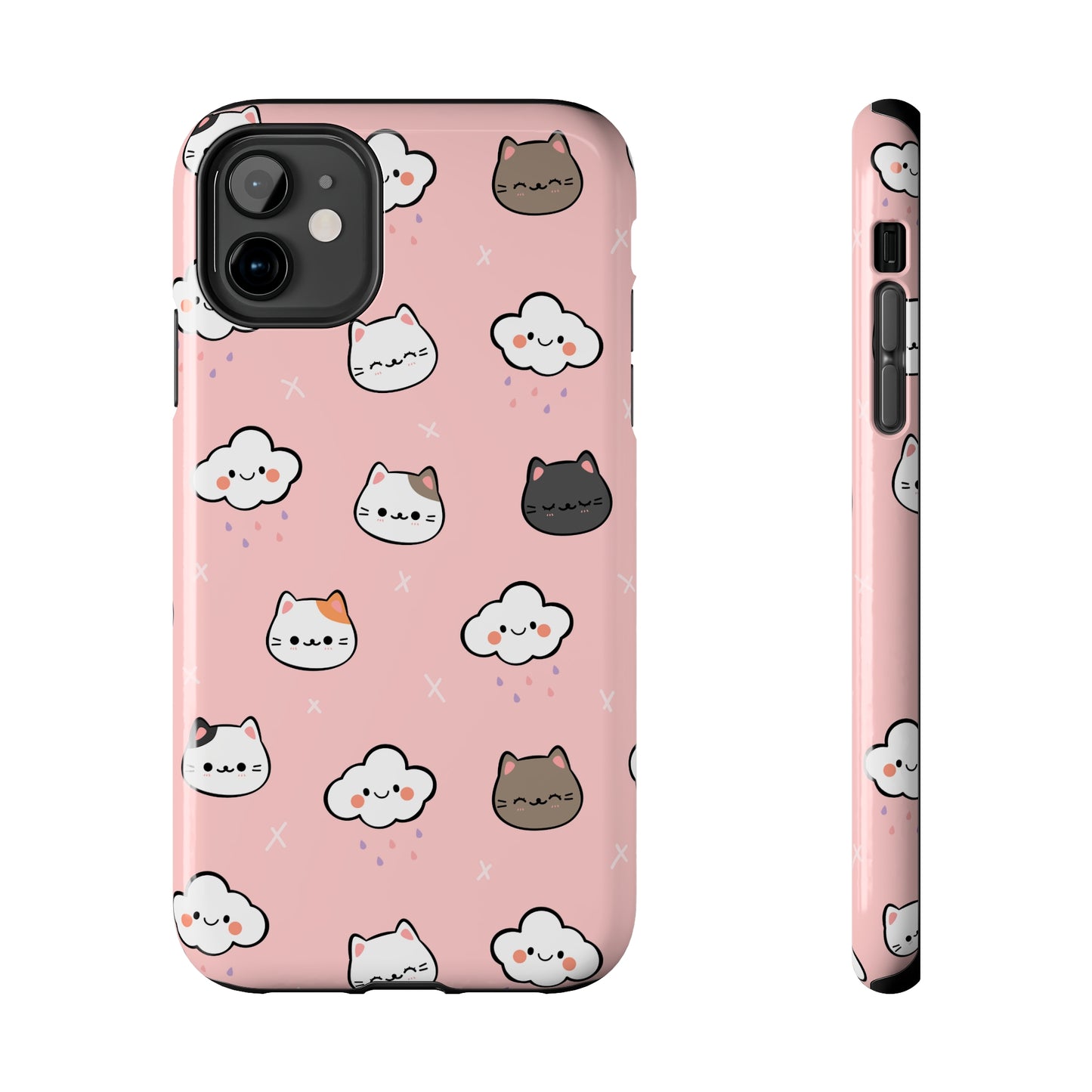 Purrfect Skies (iPhone Case 11-15)Shop RIMA Tough Phone Case for iPhone 11-15: Ultimate protection with double-layer defense, glossy finish, and wireless charging compatibility. Urban and weather-resRimaGallery