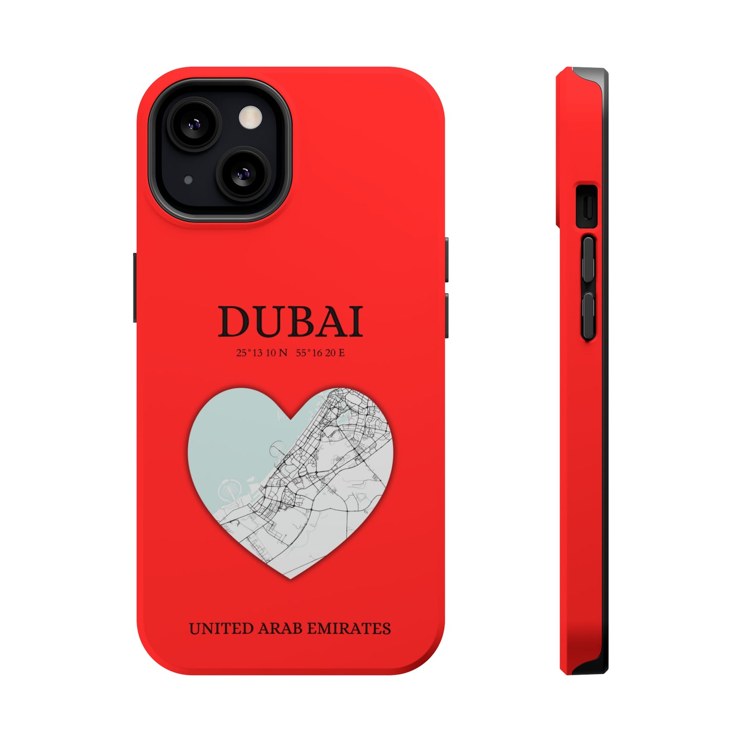 Dubai Heartbeat - Red (iPhone MagSafe Case)Elevate your iPhone's style with the Dubai Heartbeat Red MagSafe Case, offering robust protection, MagSafe compatibility, and a choice of matte or glossy finish. PerRimaGallery