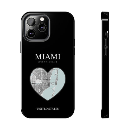 Miami Heartbeat - Black (iPhone Case 11-15)Elevate your iPhone's style with Rima's Miami Heartbeat case. Sleek, durable protection for models 11-15. Free US shipping.RimaGallery