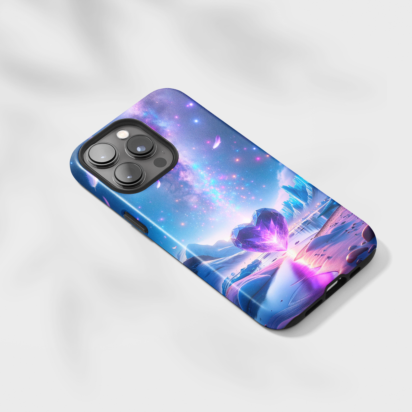 Galactic Heartbeat (iPhone Case 11-15)RIMA Tough Phone Case for iPhone 11-15: Where Style Meets Durability. Featuring a sleek design with MagSafe compatibility, this case offers unmatched protection and RimaGallery