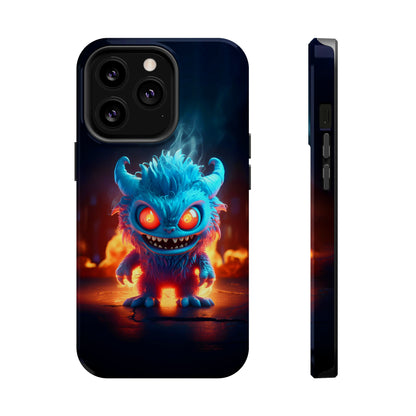 Fiery Monster (iPhone MagSafe Case)Revolutionize your iPhone's look and feel with RIMA Tough Phone Case – ultimate protection meets elegant style for iPhone 11-15. Grab yours now! 🛡️📱RimaGallery