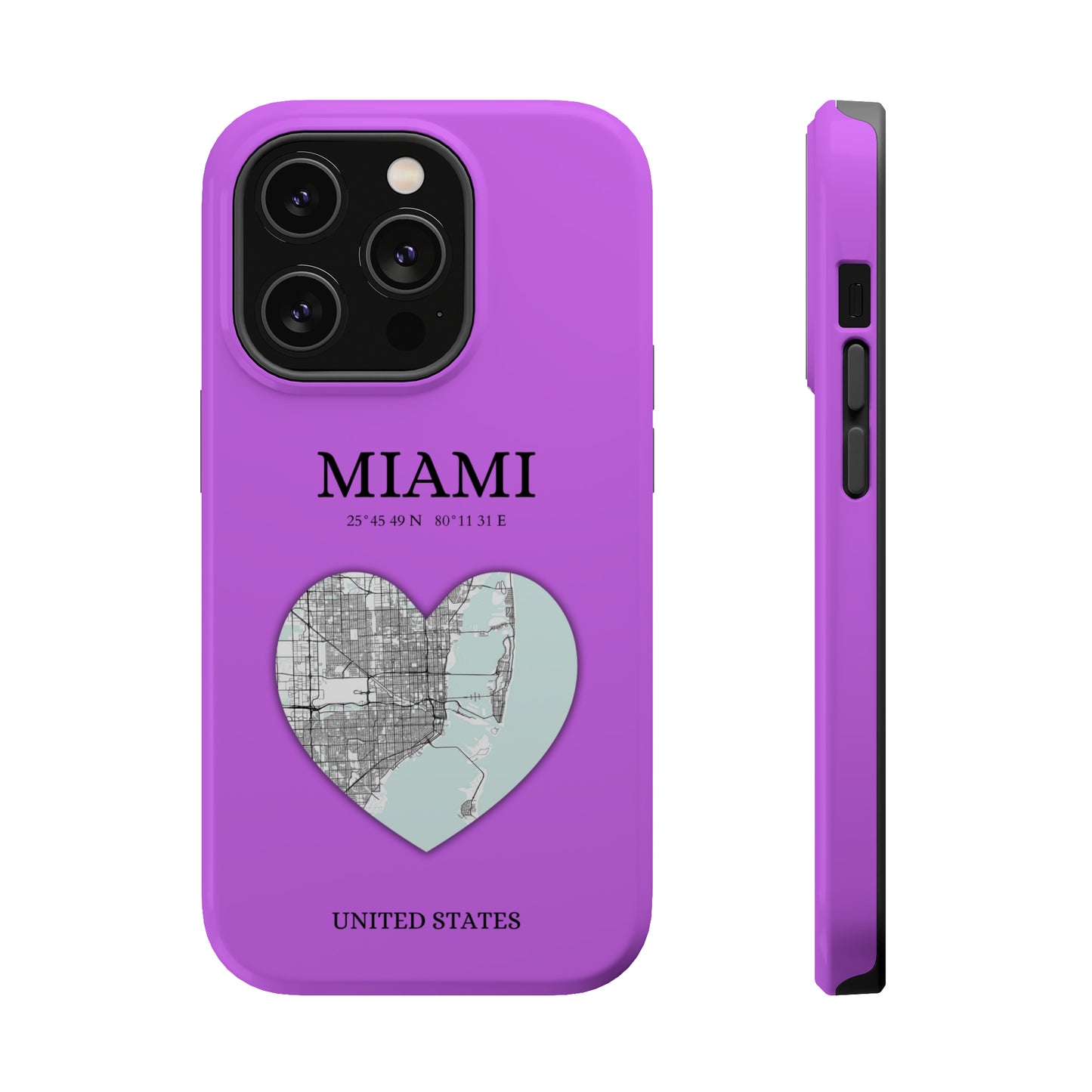 Miami Heartbeat - Purple (iPhone MagSafe Case)Elevate your iPhone's style with the Miami Heartbeat Purple MagSafe Case, offering robust protection, MagSafe compatibility, and a choice of matte or glossy finish. RimaGallery