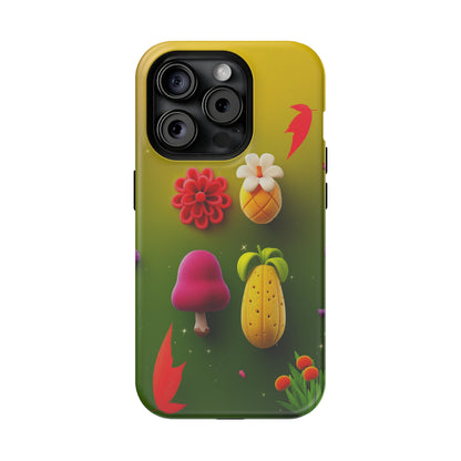 Whimsy Garden (iPhone MagSafe Case)Rima Gallery presents the exclusive Psychedelic Flow MagSafe Durable Case For iphone 13, 14, 15, Pro, Max. Upgrade to our iPhone 13-15 MagSafe Case: Dual-layer proteRimaGallery