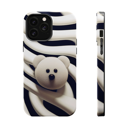Zebra Print Teddy Bear (iPhone MagSafe Case)Zebra Print Teddy Bear MagSafe Durable Case: Style Meets Protection 📱✨
Upgrade your device with Rima Gallery's Zebra Print Teddy Bear MagSafe Durable Case. This casRimaGallery