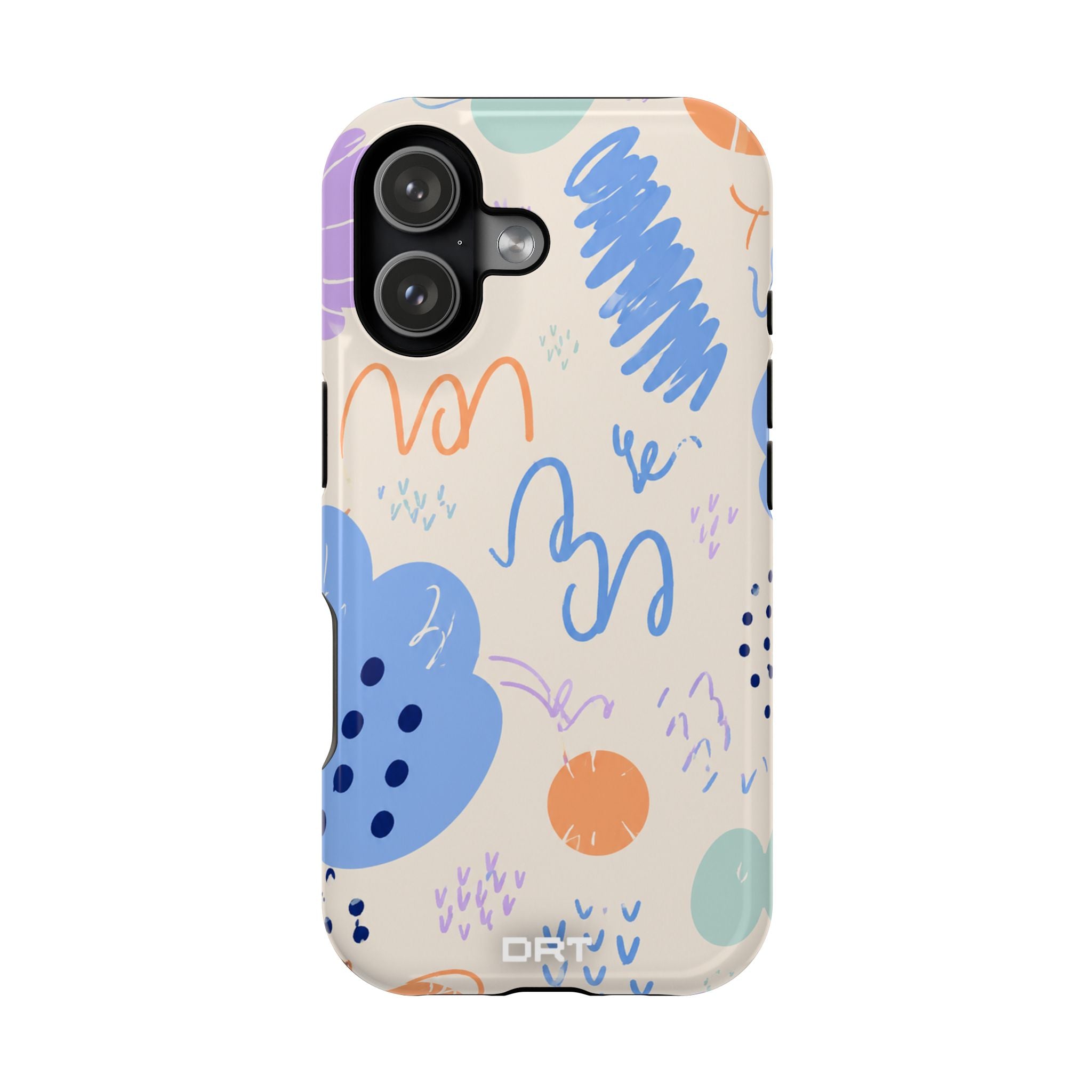 Abstract Doodle Magnetic Impact Phone Case