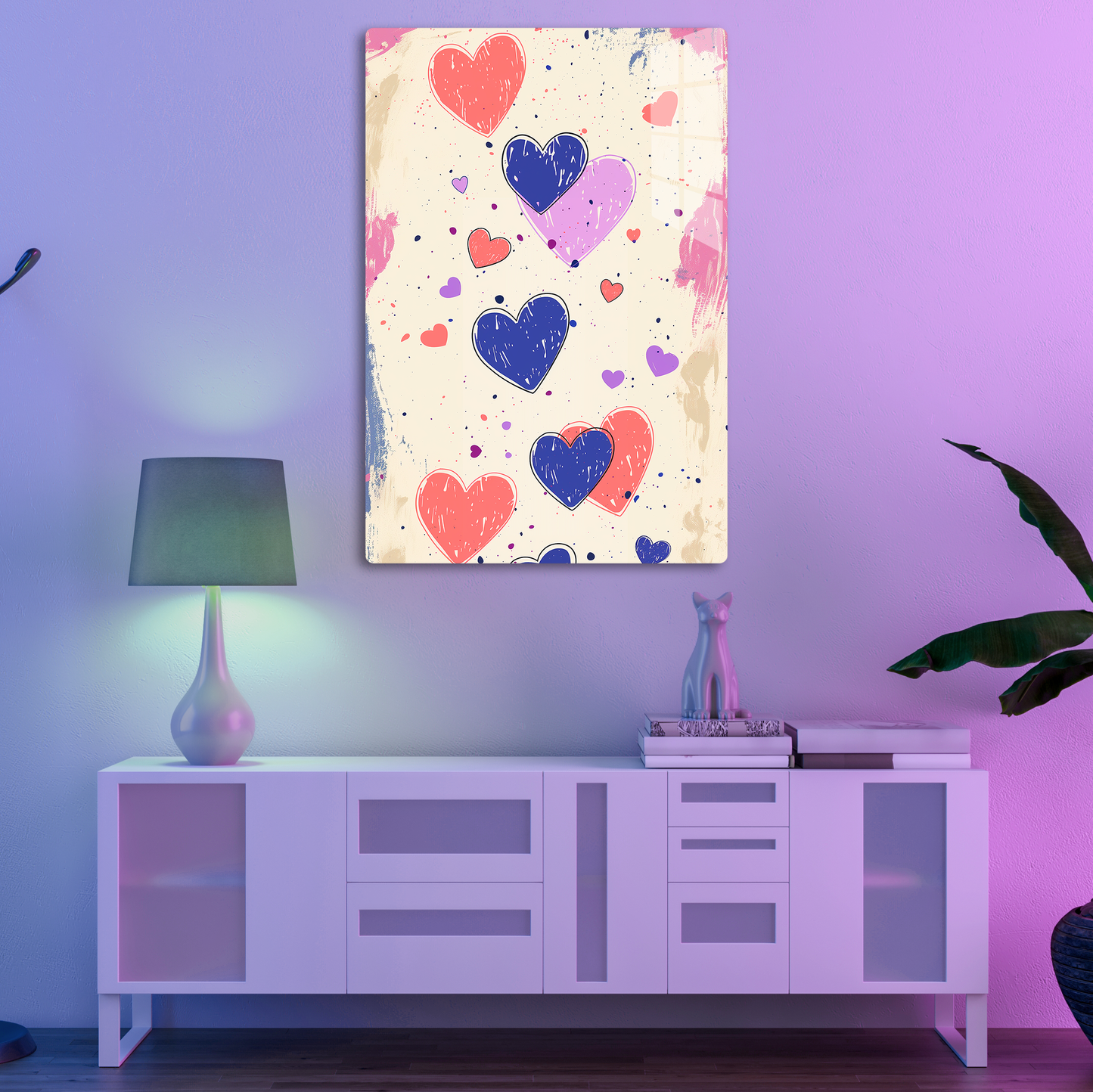 Whimsical Hearts (Acrylic)Elevate your space with our sophisticated Acrylic Prints, blending modern art with durability. Perfect for art lovers and design enthusiasts, our prints offer vibranRimaGallery
