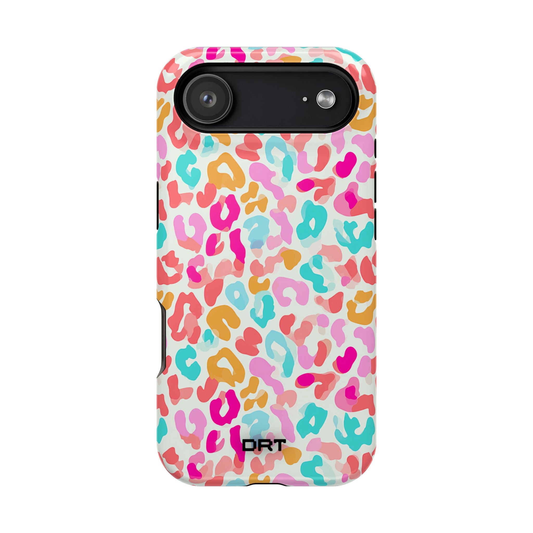 Colorful Leopard Print Magnetic Impact-Resistant Phone Case
