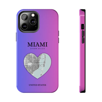 Miami Heartbeat - Magenta (iPhone Case 11-15)Elevate your iPhone's style with Rima's Miami Heartbeat case. Sleek, durable protection for models 11-15. Free US shipping.RimaGallery