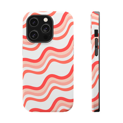 Wavy Stripes Pattern (iPhone MagSafe Case)Elevate your iPhone's style with the Wavy Stripes Pattern MagSafe Case, offering robust protection, MagSafe compatibility, and a choice of matte or glossy finish. PeRimaGallery