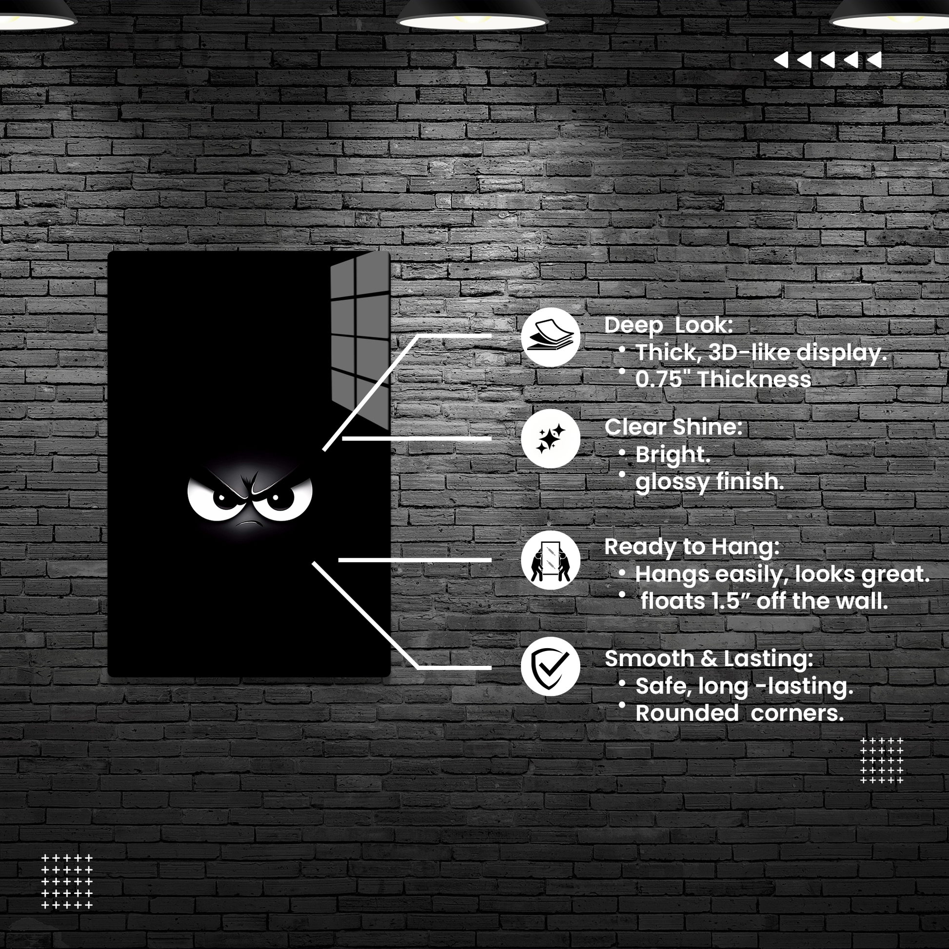 Noir Expression (Acrylic)Noir Expression
 
Discover the Modern Elegance of Acrylic: Elevate your decor with our acrylic wall art, offering a stunning, glass-like effect that brings any imageRimaGallery