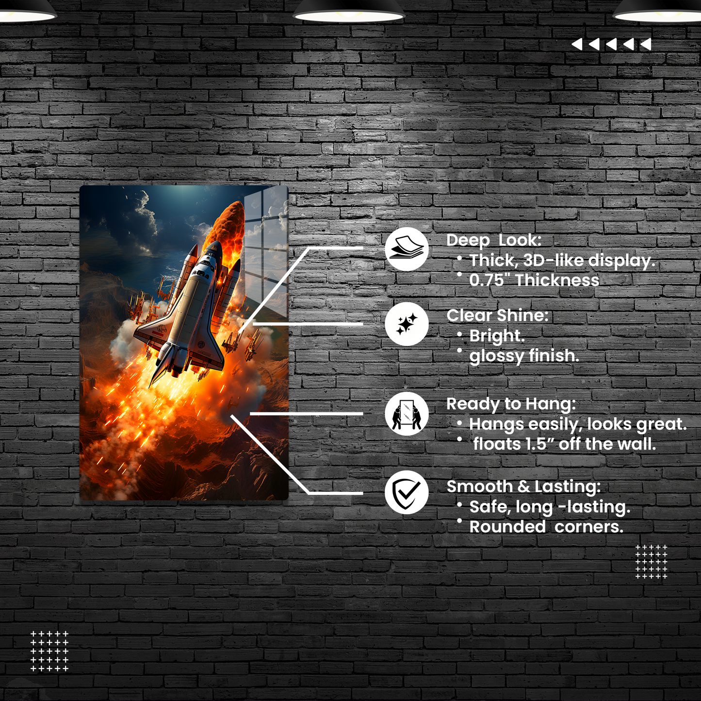 Ascension Beyond Limits
 Transform your space with our elegant Acrylic Prints, where art meets modernity. Experience superior quality with high-grade acrylic and vib-Limits (Acrylic)