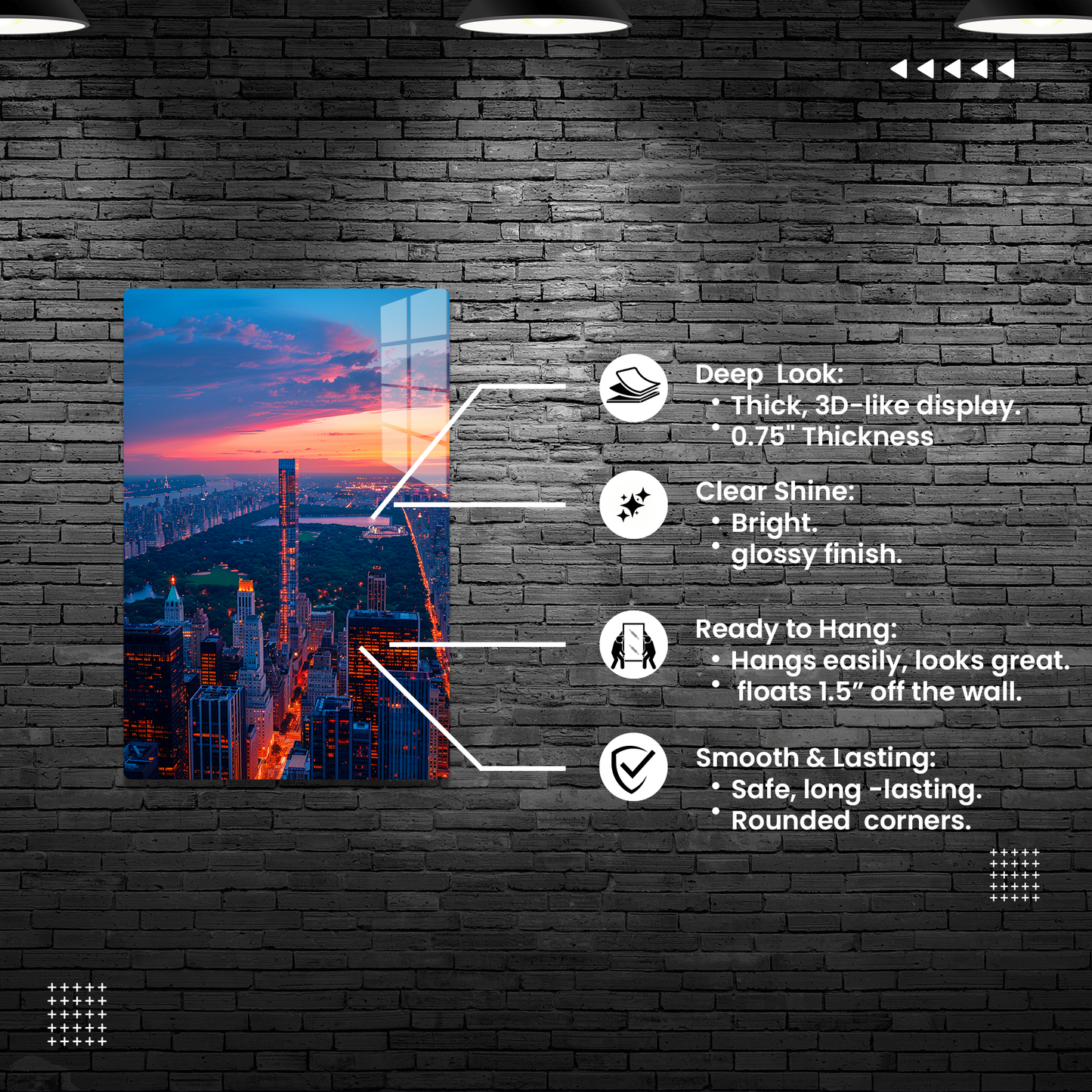 Twilight Cityscape (Acrylic)