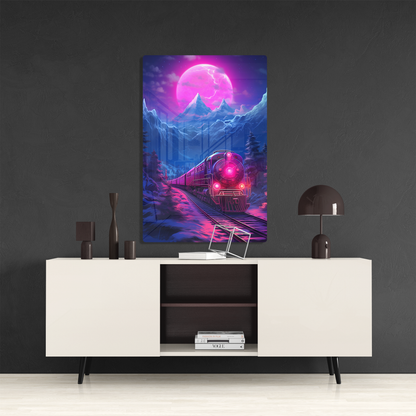 Lunar Express (Acrylic)Make a design statement with Lunar Express acrylic prints from RimaGallery. The sleek 1⁄4" acrylic material creates a glass-like illusion for your wall art. Printed RimaGallery