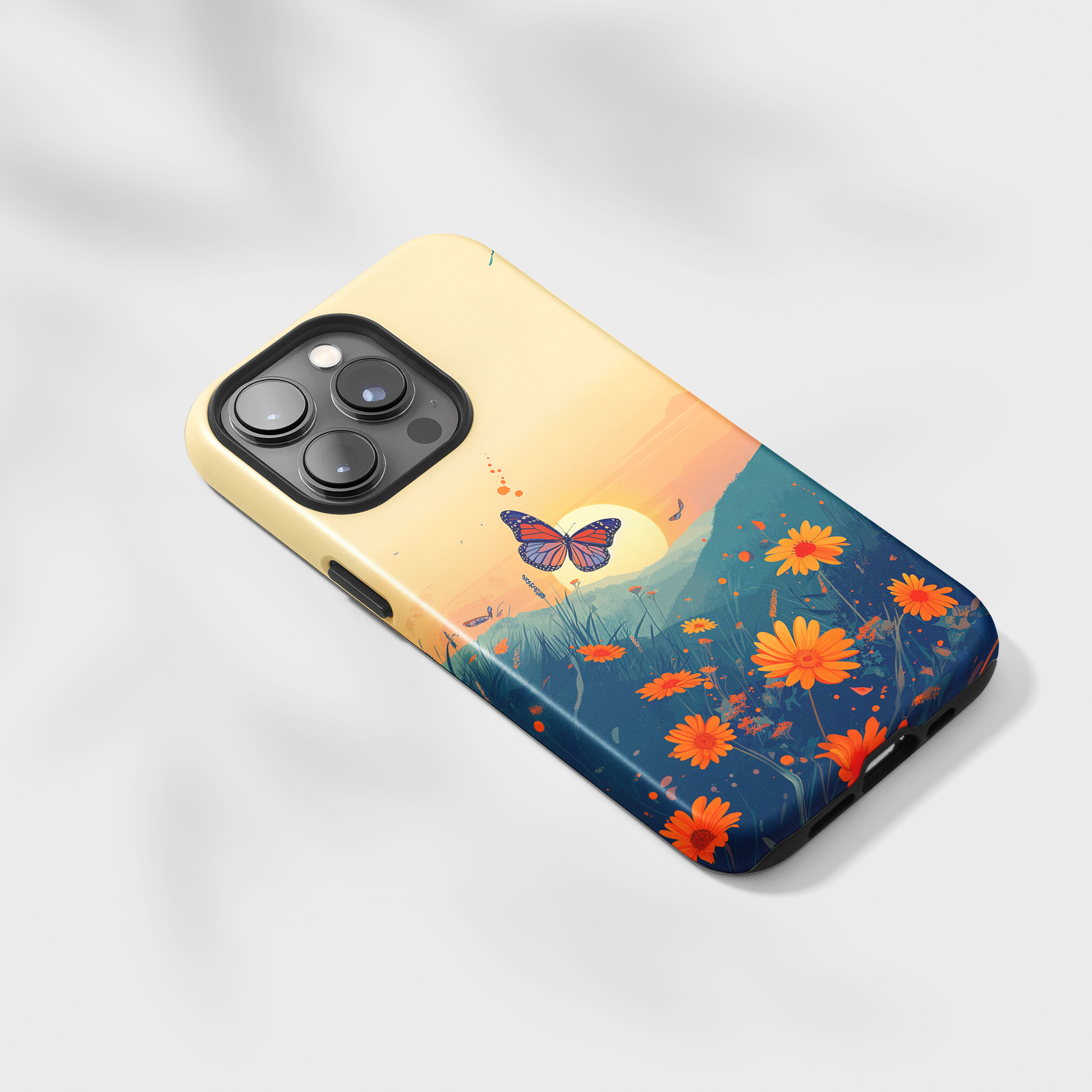 Flutter Bloom (iPhone Case 11-15)Flutter Bloom Elevate your iPhone 11-15 with RIMA's Tough Case. Ultimate protection with sleek style. Shop now for your premium phone safeguard! 🛡️📲RimaGallery