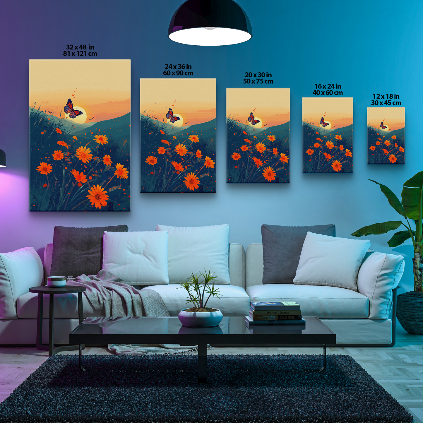 Flutter Bloom (Canvas)Flutter Bloom Experience the fusion of art and ethics with RimaGallery's eco-friendly canvases. Stunning visuals, diverse sizes, and sustainable materials. TransformRimaGallery