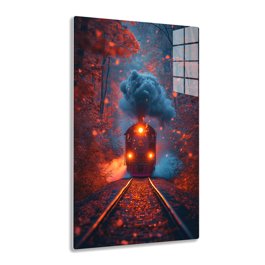 Autumn Journey (Acrylic)Make a statement with Autumn Journey acrylic prints. The 1⁄4" acrylic panel exudes the illusion of a smooth glass surface for vibrant artwork. Pre-installed hanging RimaGallery