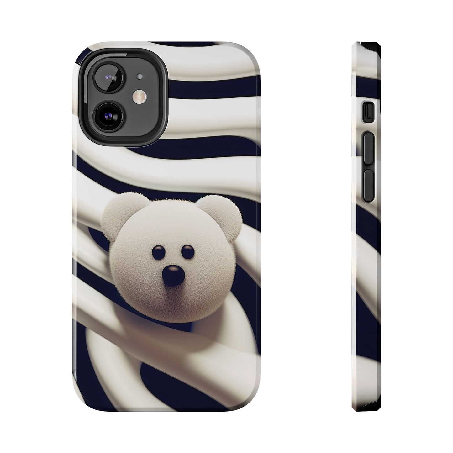 Zebra Print Teddy Bear (iPhone Case 11-15)Zebra Print Teddy Bear Phone Case for iPhone 11-15: Combining Glossy Elegance with Shockproof Functionality
Dive into the Exotic World of Zebra Patterns:
Get mesmeriRimaGallery