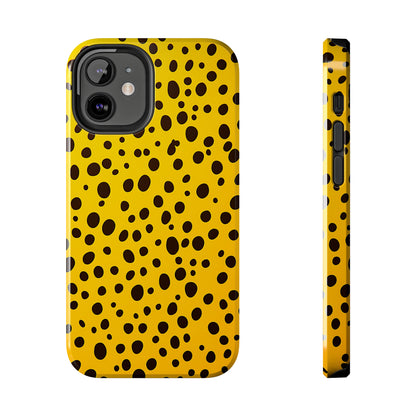 Dotted Delight - Yellow (iPhone Case 11-15)Elevate your iPhone's style with Rima's Dotted Delight case. Sleek, durable protection for models 11-15. Free US shipping.RimaGallery