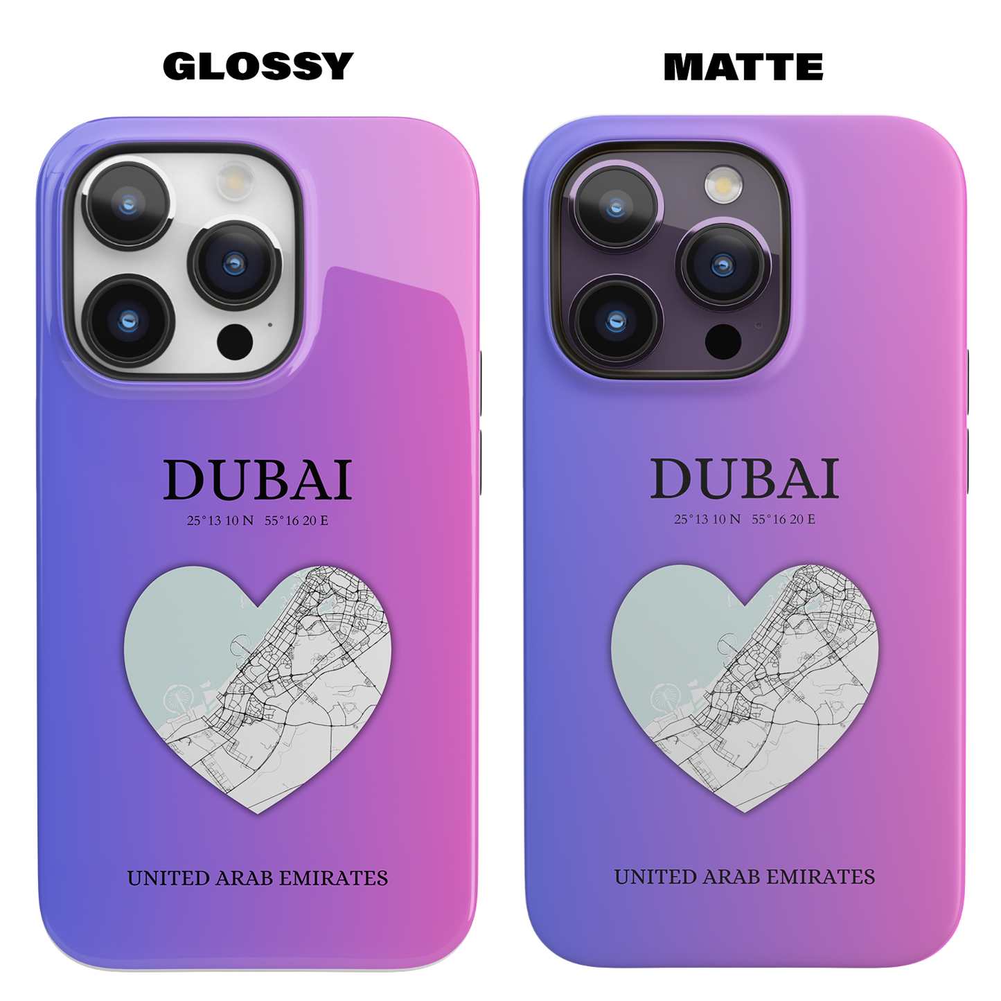 Dubai Heartbeat - Magenta (iPhone MagSafe Case)Elevate your iPhone's style with the Dubai Heartbeat White MagSafe Case, offering robust protection, MagSafe compatibility, and a choice of matte or glossy finish. PRimaGallery