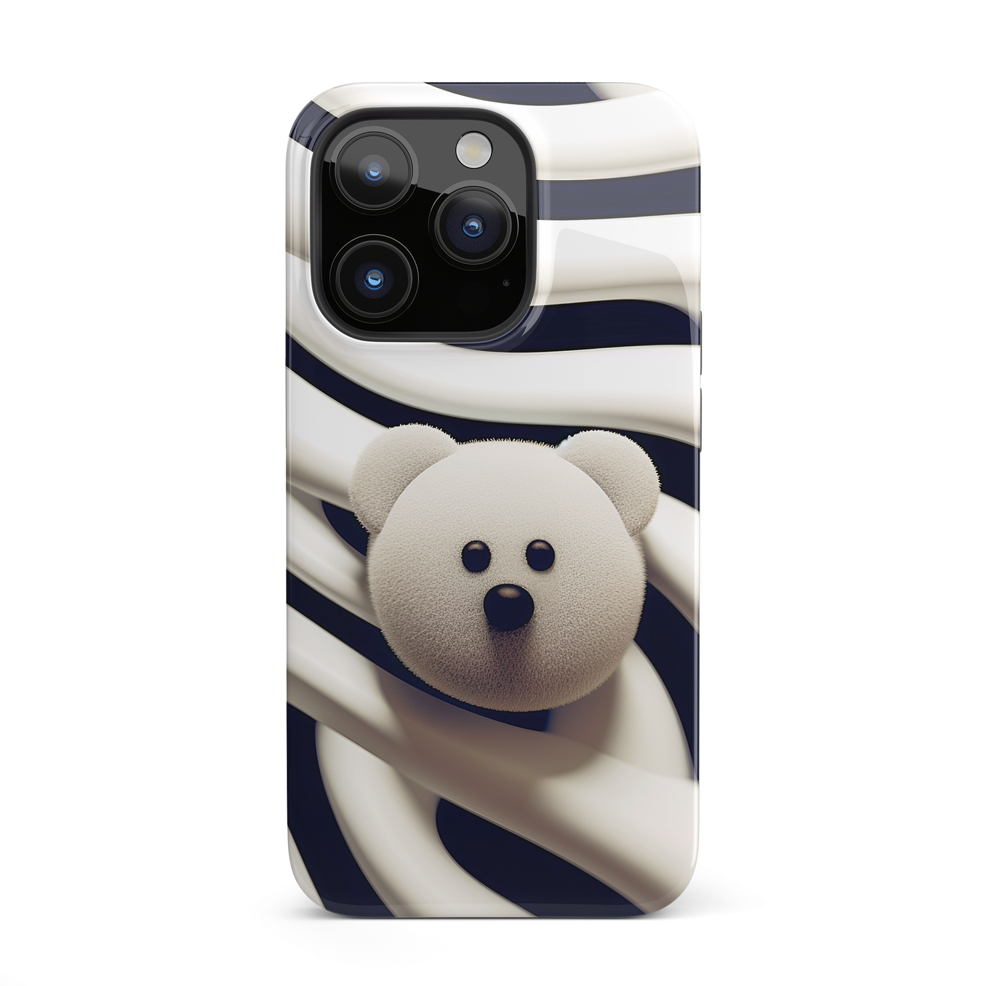 Zebra Print Teddy Bear (iPhone Case 11-15)Zebra Print Teddy Bear Phone Case for iPhone 11-15: Combining Glossy Elegance with Shockproof Functionality
Dive into the Exotic World of Zebra Patterns:
Get mesmeriRimaGallery