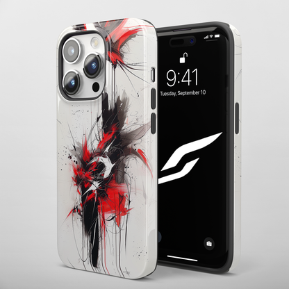 Ebony Flare (iPhone MagSafe Case)Rima Gallery presents the exclusive Psychedelic Flow MagSafe Durable Case For iphone 13, 14, 15, Pro, Max. Upgrade to our iPhone 13-15 MagSafe Case: Dual-layer proteRimaGallery