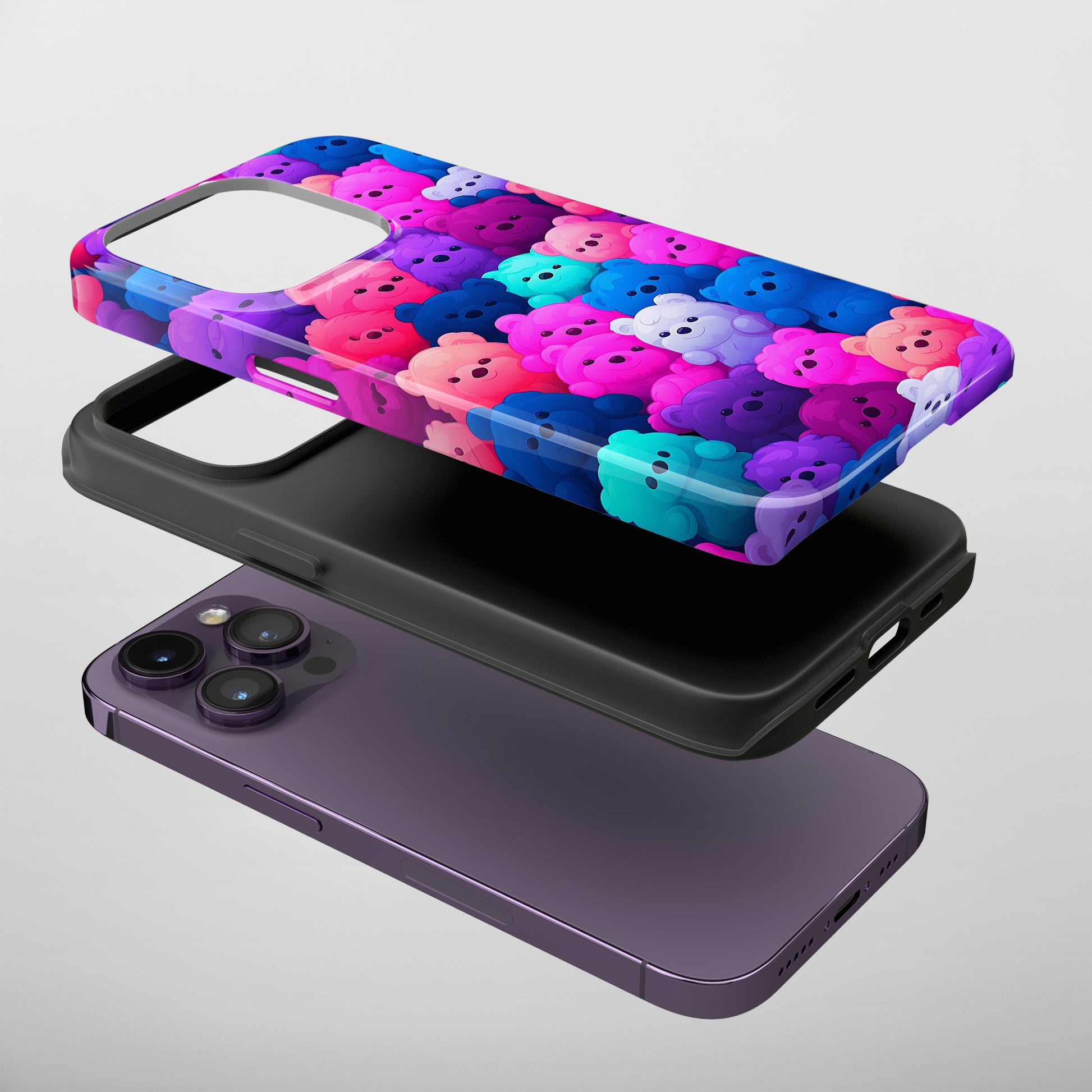 Cuddle Spectrum (iPhone Case 11-15)Discover the RIMA Case: A Fusion of Art and Protection for iPhone 11-15. With vibrant, customizable designs and military-grade defense, make a statement that echoes RimaGallery