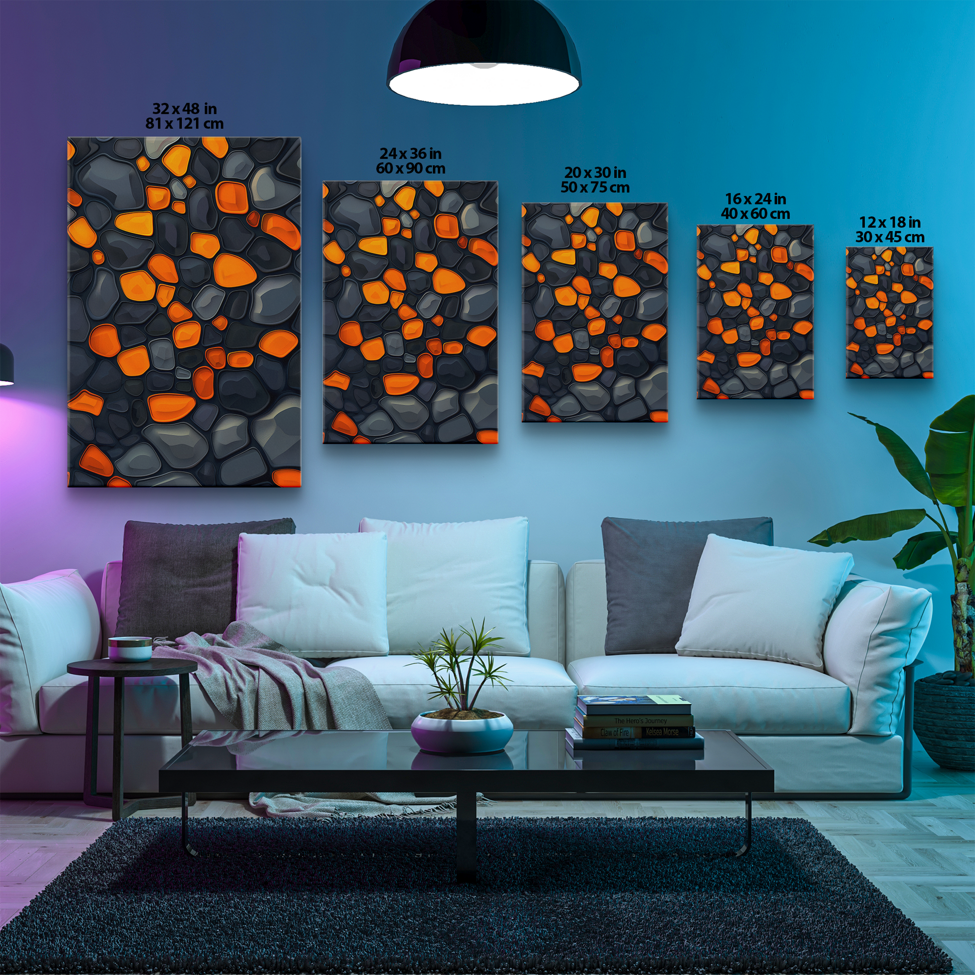 Amber Mosaic (Canvas)Amber Mosaic at RimaGallery, a premium, eco-friendly canvas celebrating quality and sustainability. Elevate your space with vibrant, lasting artRimaGallery